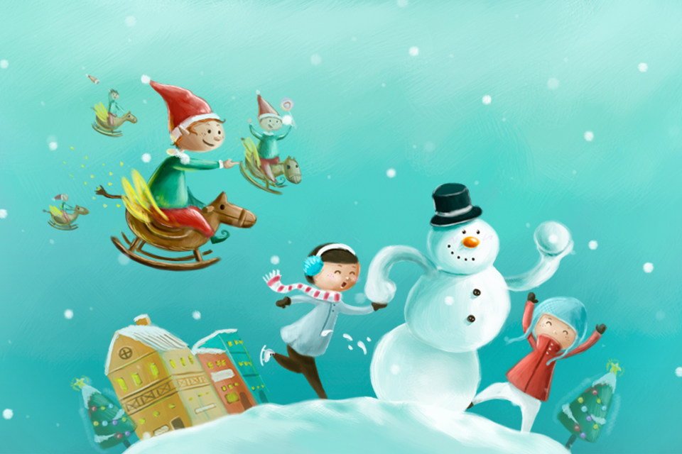 圣诞节大家一起唱! Jolly Jingle – 搞趣网